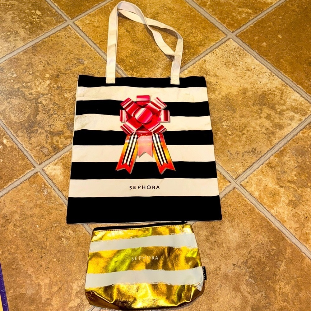 💥Sephora Cosmetics/Makeup/Skincare Bags/Tote Bundle of 2